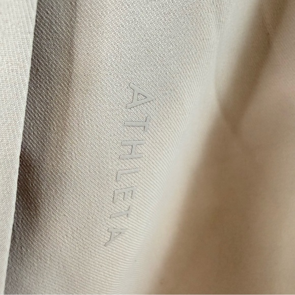 Athleta Edgewater Light Khaki Hooded Rain Jacket - Picture 6 of 16